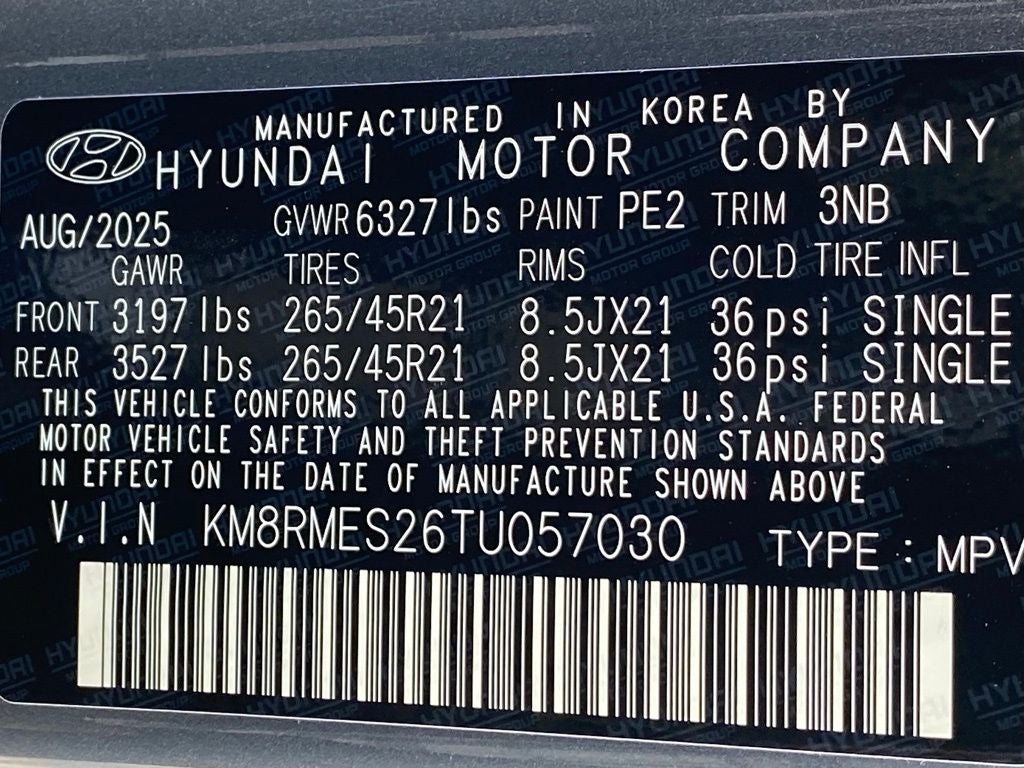 2026 Hyundai PALISADE Calligraphy AWD