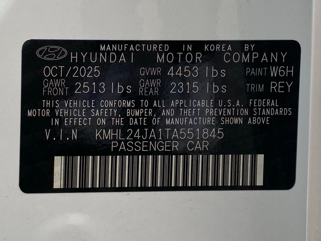 2026 Hyundai SONATA SE