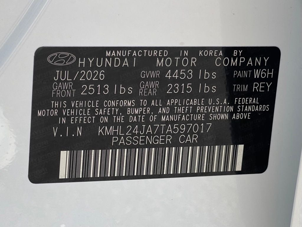 2026 Hyundai SONATA SE
