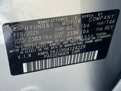 2025 Hyundai SONATA HYBRID SEL