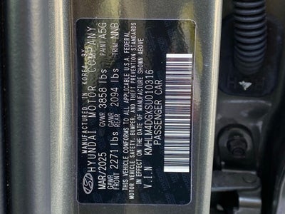 2025 Hyundai ELANTRA SEL Sport