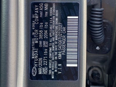 2026 Hyundai ELANTRA SEL Sport