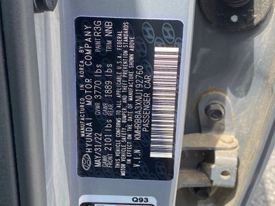 2022 Hyundai VENUE SE