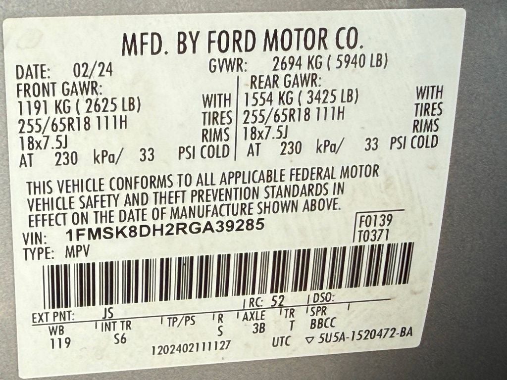 2024 Ford Explorer XLT