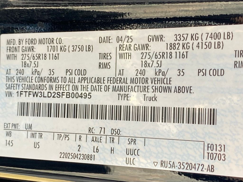 2025 Ford F-150 XLT
