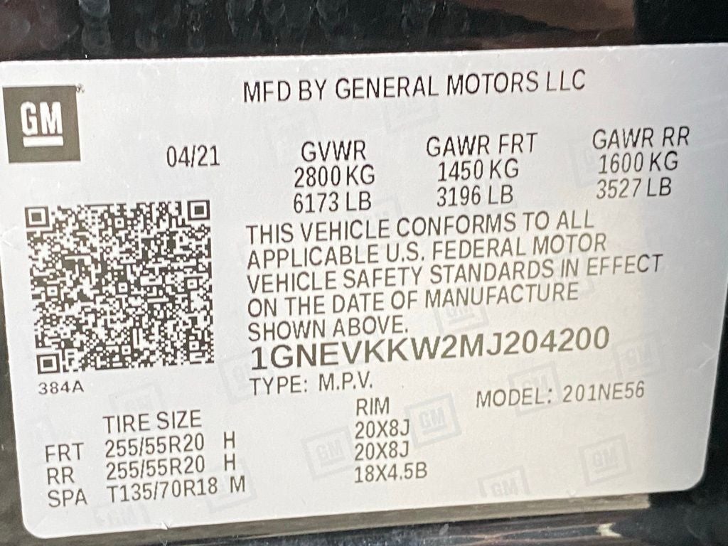 2021 Chevrolet Traverse Premier