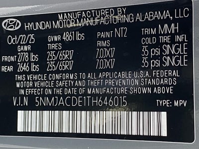 2026 Hyundai TUCSON SE AWD