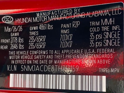 2026 Hyundai TUCSON SE