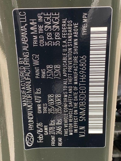 2026 Hyundai TUCSON SEL FWD