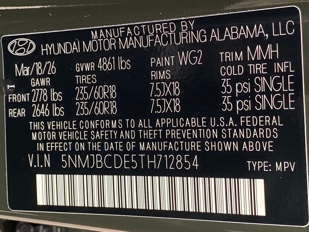 2026 Hyundai TUCSON SEL