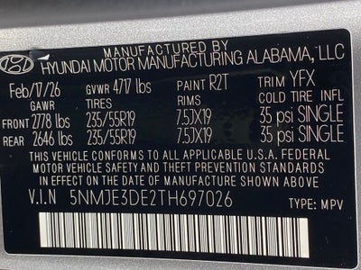 2026 Hyundai TUCSON Limited FWD