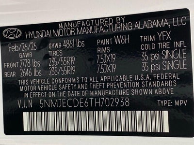 2026 Hyundai TUCSON Limited AWD