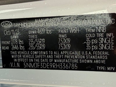 2024 Hyundai TUCSON SEL CLEAN CARFAX
