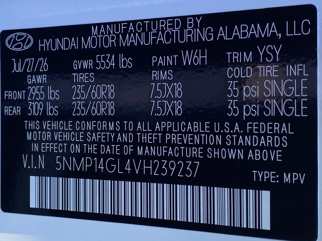 2027 Hyundai SANTA FE SE
