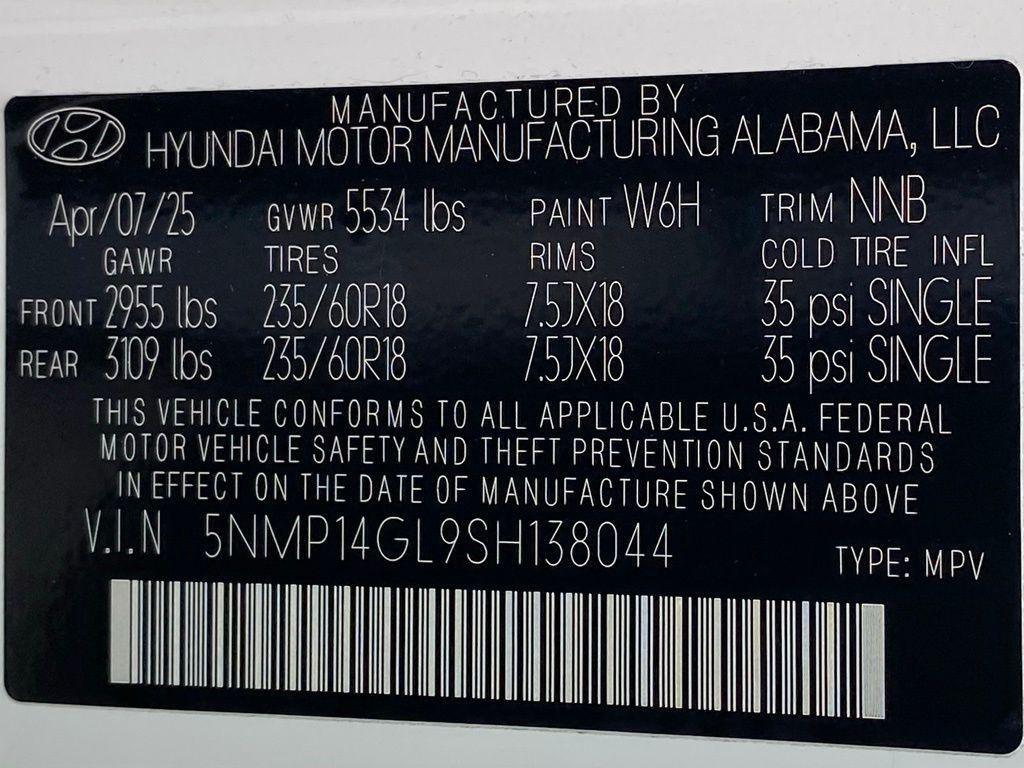 2025 Hyundai SANTA FE SE FWD