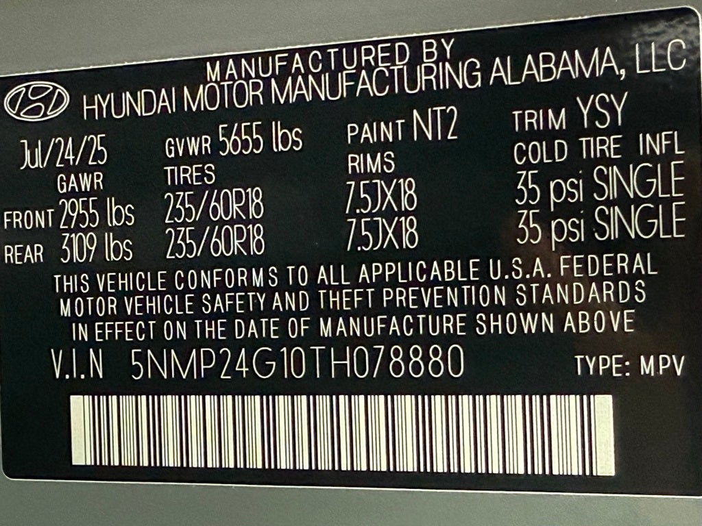 2026 Hyundai SANTA FE HYBRID SEL