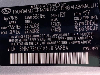 2025 Hyundai SANTA FE HYBRID SEL