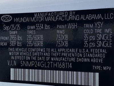 2026 Hyundai SANTA FE SEL FWD