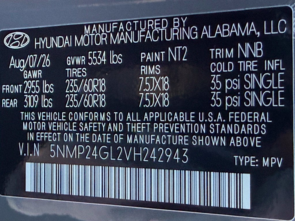 2027 Hyundai SANTA FE SEL