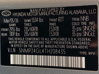 2026 Hyundai SANTA FE SEL