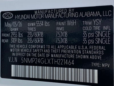 2026 Hyundai SANTA FE SEL