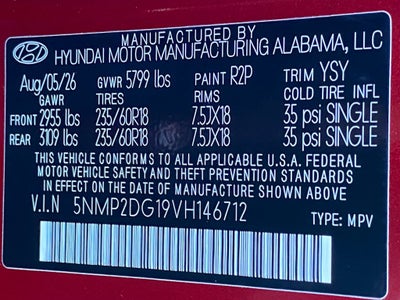 2027 Hyundai SANTA FE HYBRID SEL