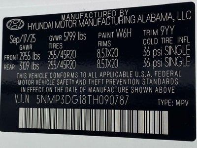 2026 Hyundai SANTA FE HYBRID Limited