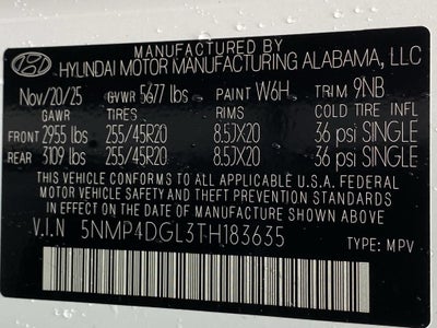 2026 Hyundai SANTA FE Limited AWD