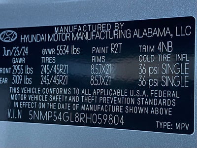 2024 Hyundai SANTA FE Calligraphy