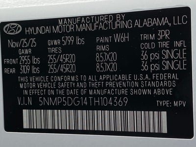 2026 Hyundai SANTA FE HYBRID Calligraphy