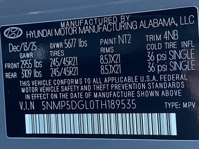 2026 Hyundai SANTA FE Calligraphy AWD