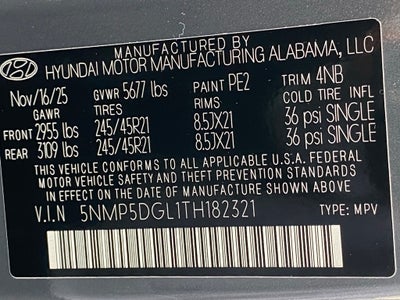 2026 Hyundai SANTA FE Calligraphy AWD