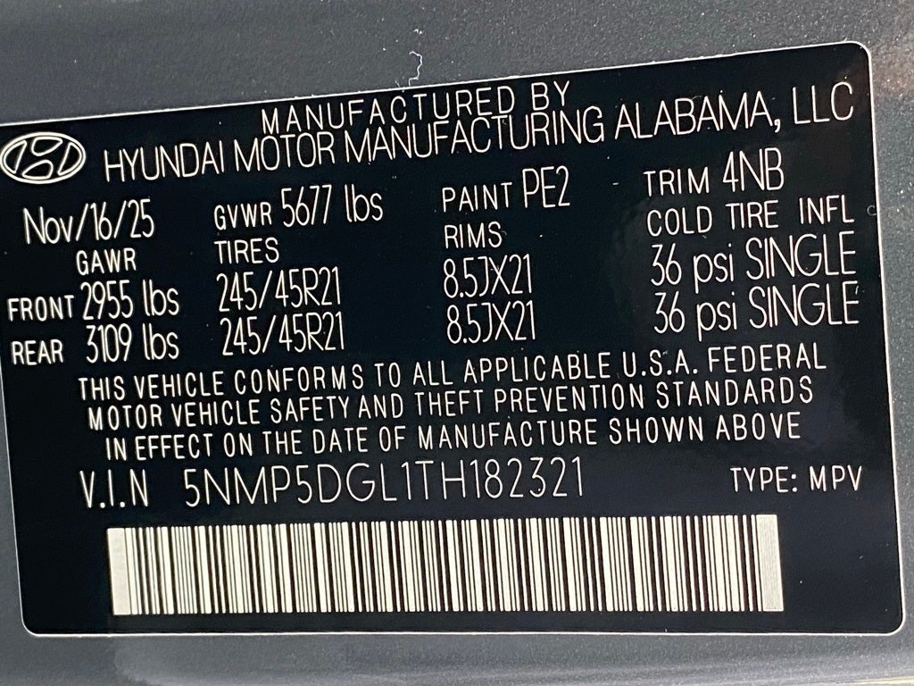 2026 Hyundai SANTA FE Calligraphy AWD