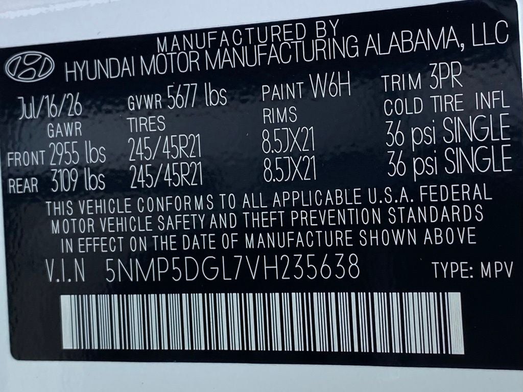 2027 Hyundai SANTA FE Calligraphy