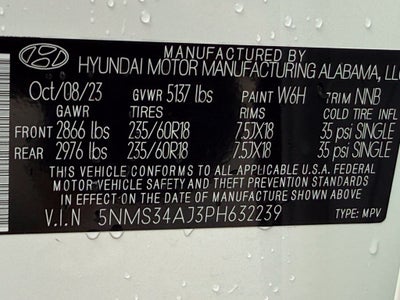2023 Hyundai SANTA FE SEL - PANORAMIC SUNROOF | CLEAN CARFAX