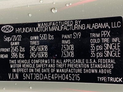 2023 Hyundai SANTA CRUZ SEL