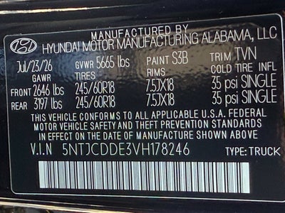 2027 Hyundai SANTA CRUZ SEL