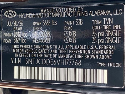 2027 Hyundai SANTA CRUZ SEL