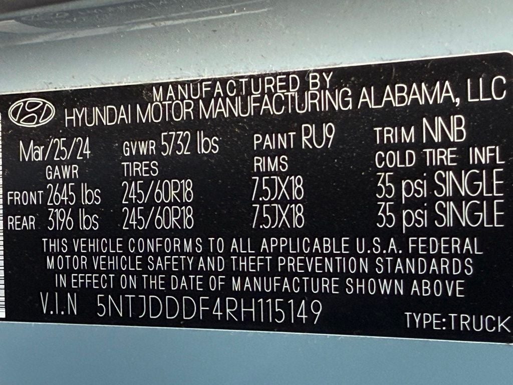 2024 Hyundai SANTA CRUZ XRT - AWD