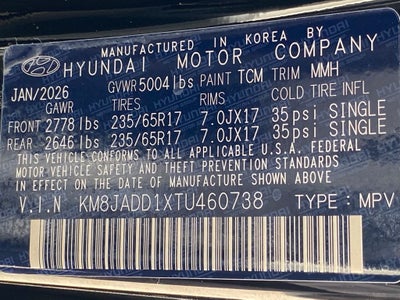 2026 Hyundai TUCSON HYBRID Blue SE