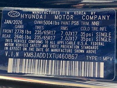 2026 Hyundai TUCSON HYBRID Blue