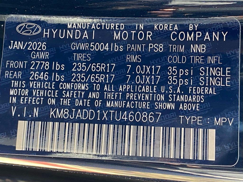 2026 Hyundai TUCSON HYBRID Blue