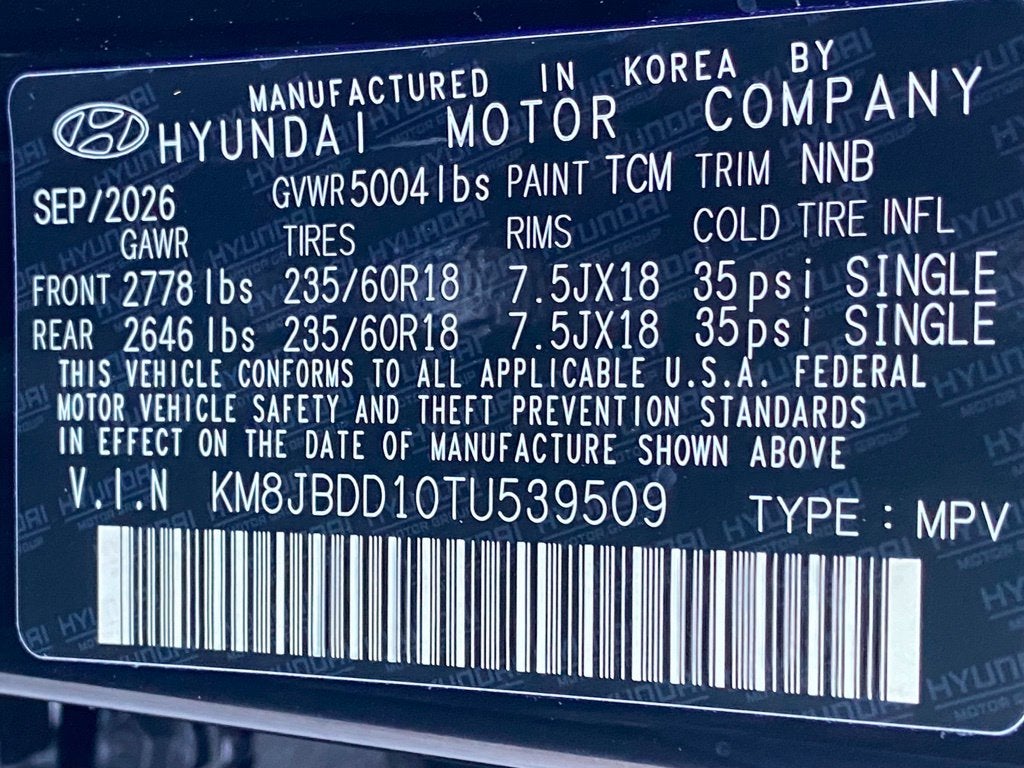 2026 Hyundai TUCSON HYBRID SEL