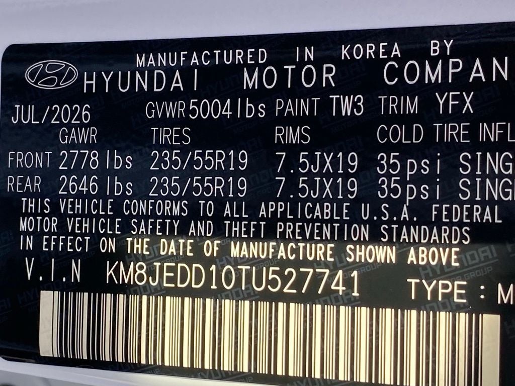 2026 Hyundai TUCSON HYBRID Limited