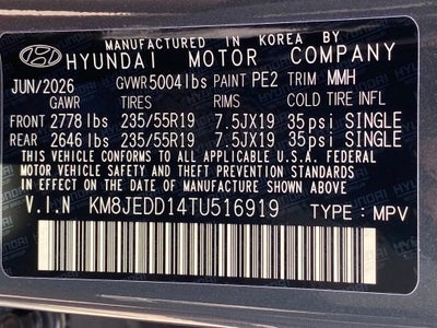 2026 Hyundai TUCSON HYBRID Limited