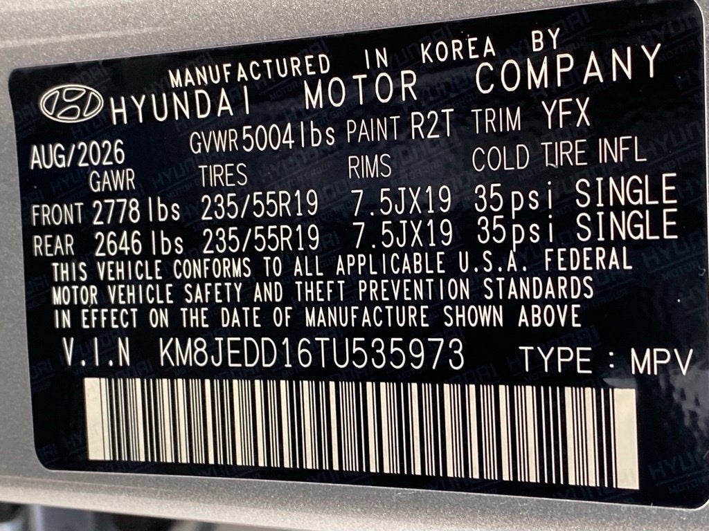 2026 Hyundai TUCSON HYBRID Limited