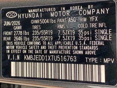 2026 Hyundai TUCSON HYBRID Limited