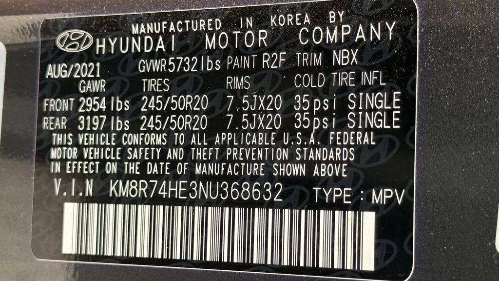 2022 Hyundai PALISADE Calligraphy
