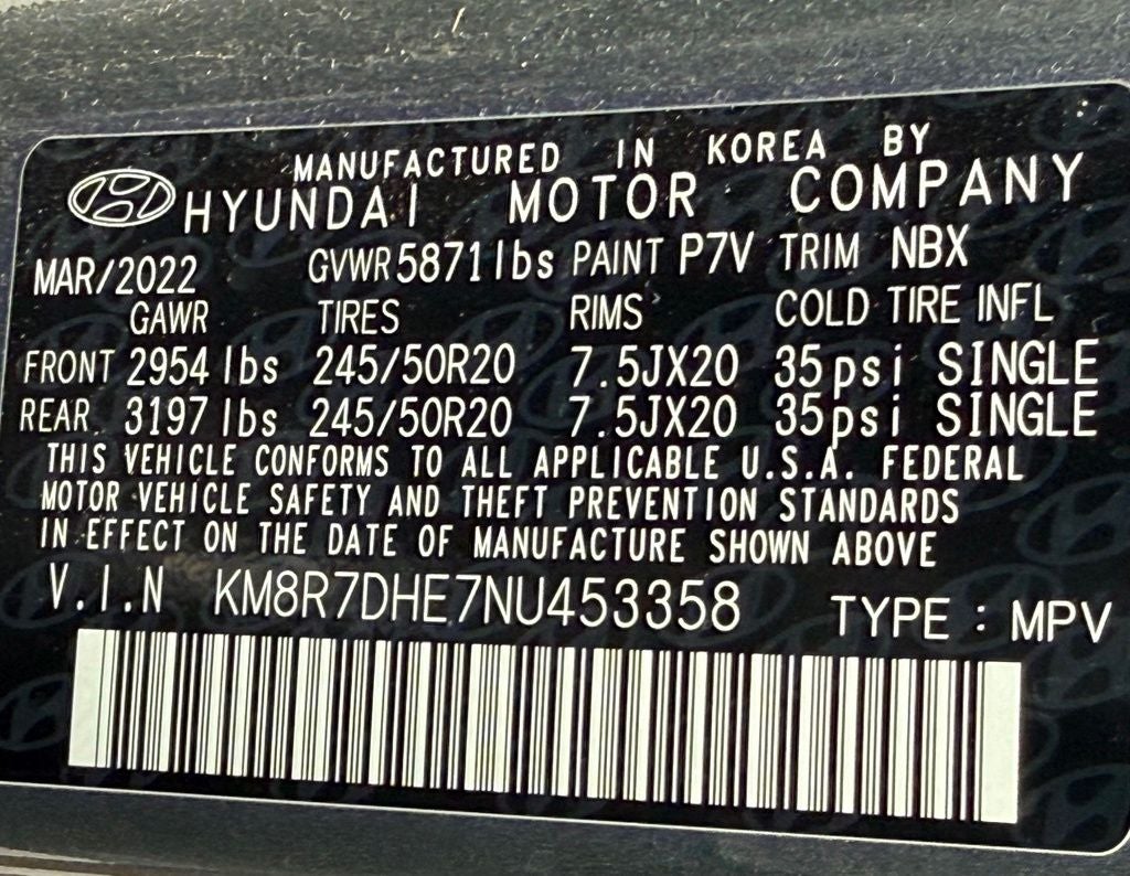 2022 Hyundai PALISADE Calligraphy