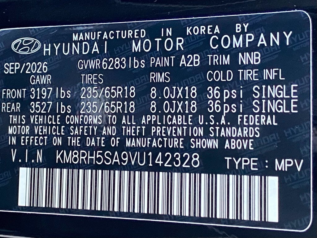 2027 Hyundai PALISADE HYBRID Blue SEL Premium 7 Passenger